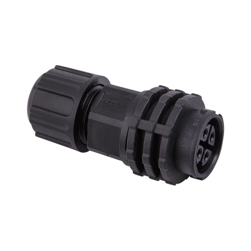 RGBW 5Pin Negru IP67 Conector LED Masculin Femeie Impermeabil