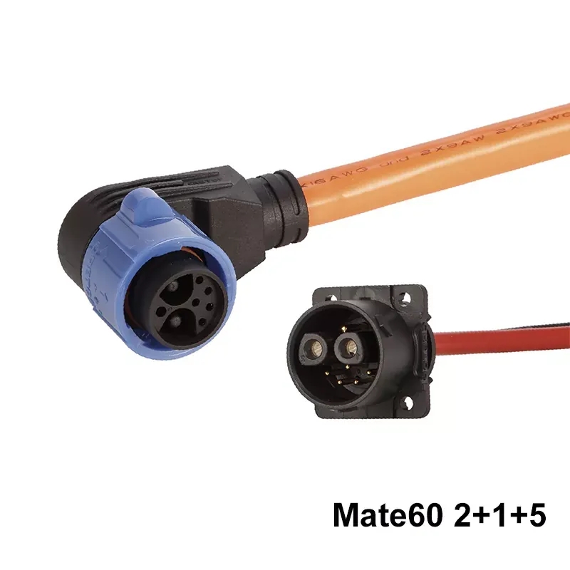 Conector baterie pentru motocicletă electrică cu 2+1+5Pin